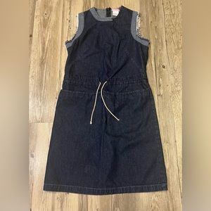 In Progress Sleeveless Denim Dress. Size M